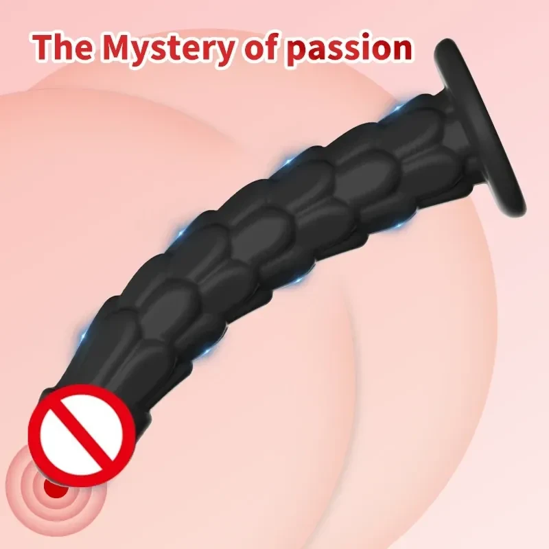 fish scale textured silicone butt plug