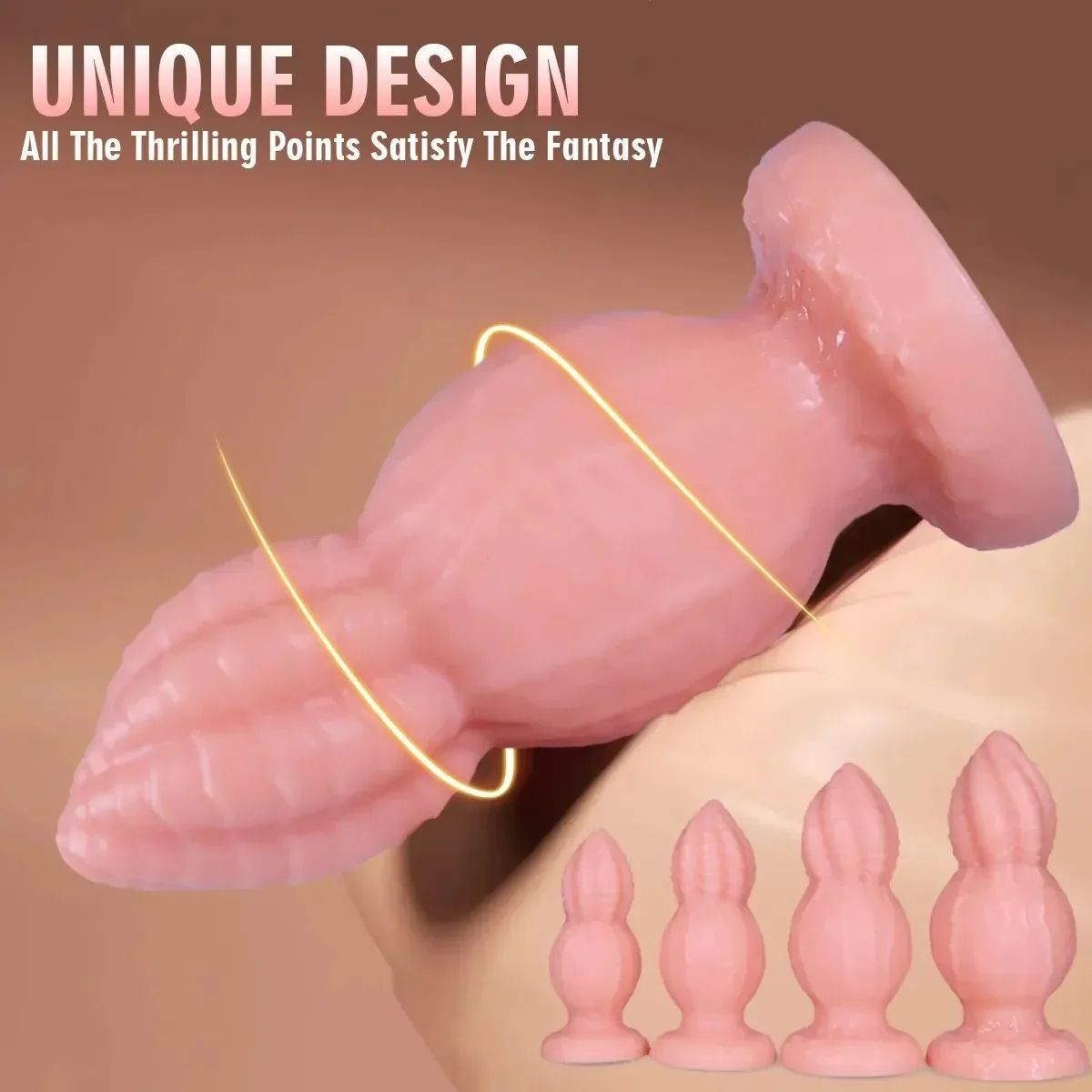 flesh colored anal plug flexible