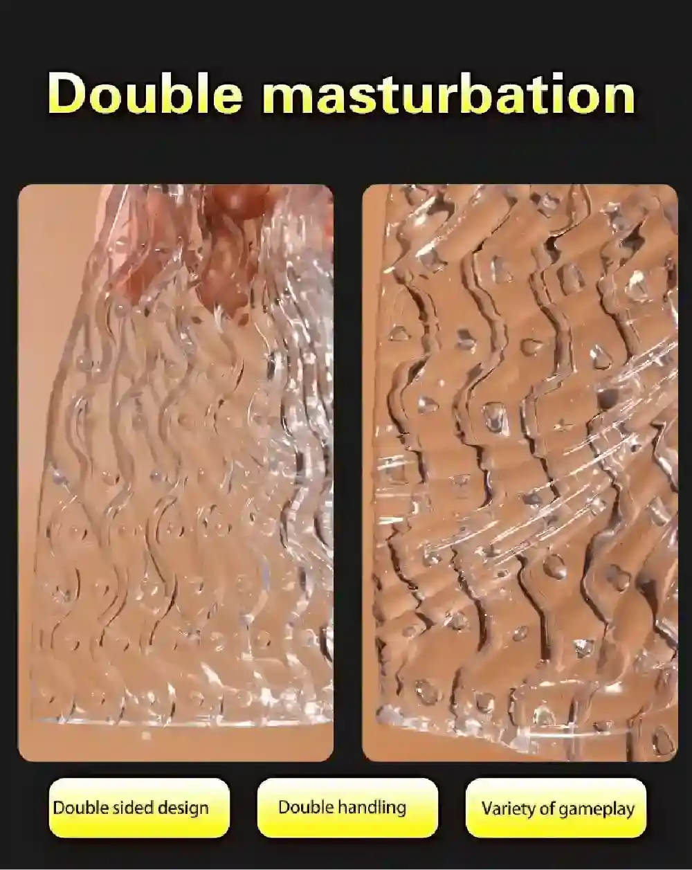 flesh colored male anal training toy