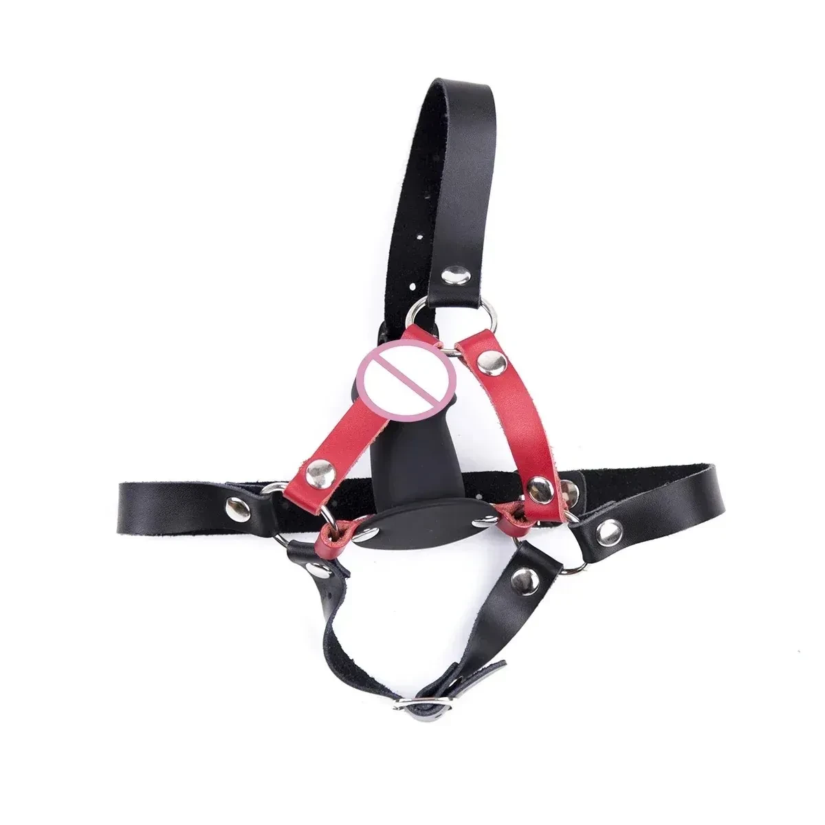 flesh colored rubber gag insert