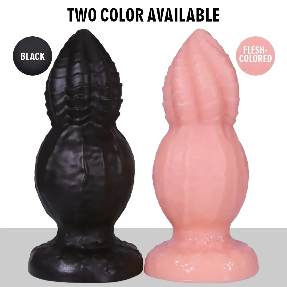 flesh tone prostate massager rubber