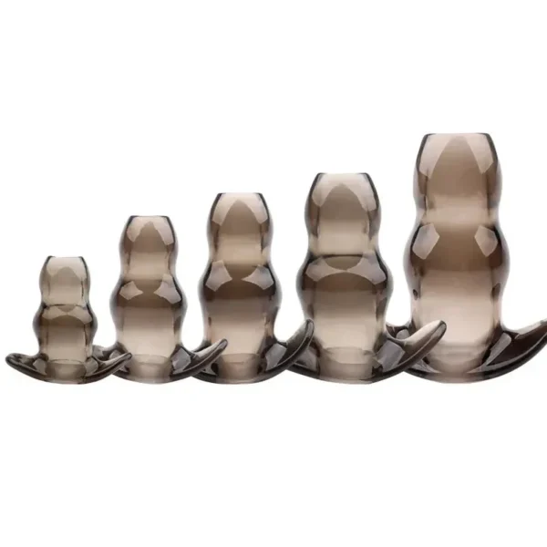 flexible anal plug hollow design