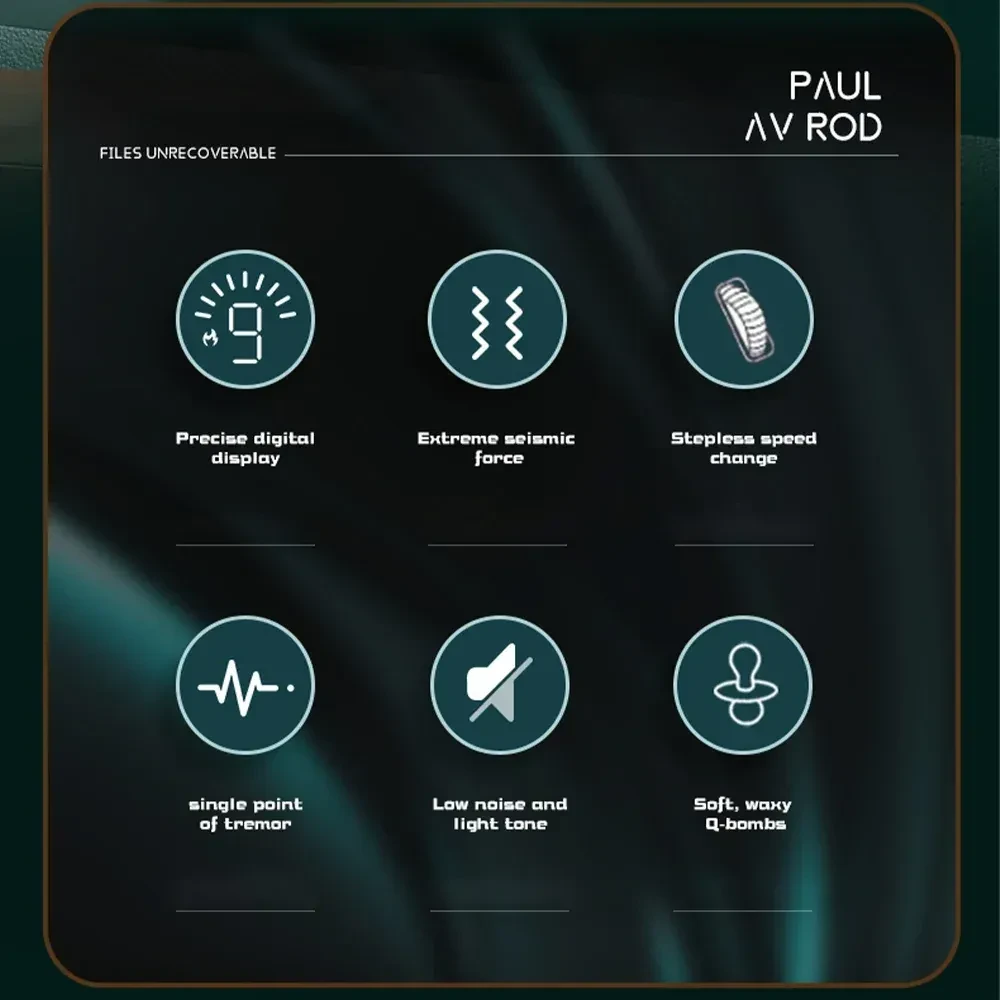 flexible head wand vibrator splash proof