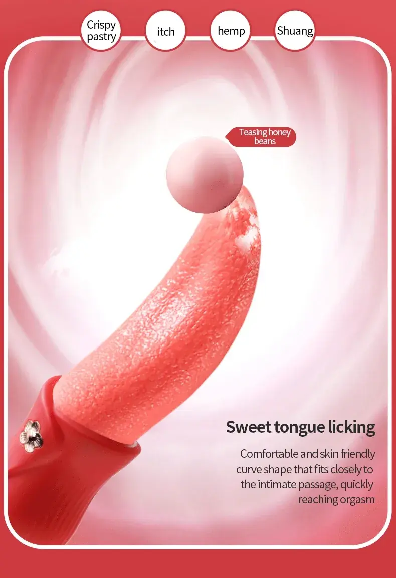 flexible tongue tip clitoral stimulator
