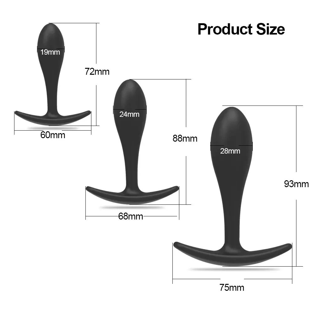 food grade silicone anal toy