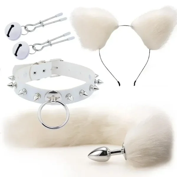fox tail anal plug for cosplay