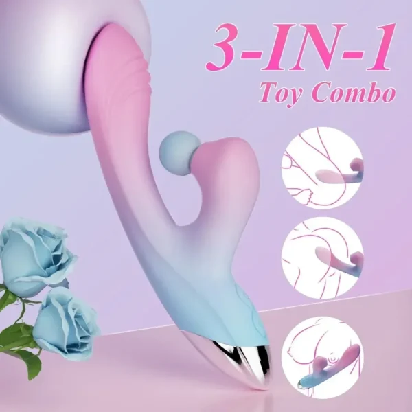 g-spot curved rabbit vibrator usb