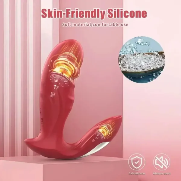 g spot curved silicone panty vibrator