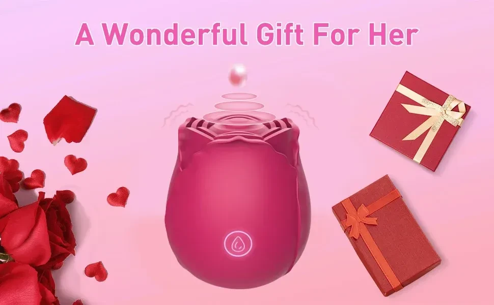 g spot vibrator rose shape pink