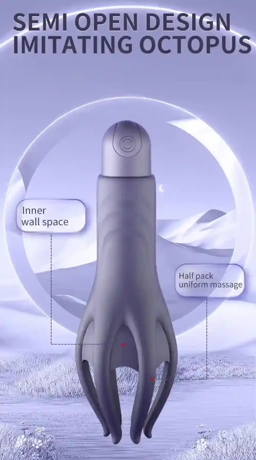 ghost exerciser silicone penis vibrator