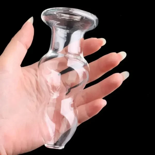 glass anal plug 4.5cm diameter