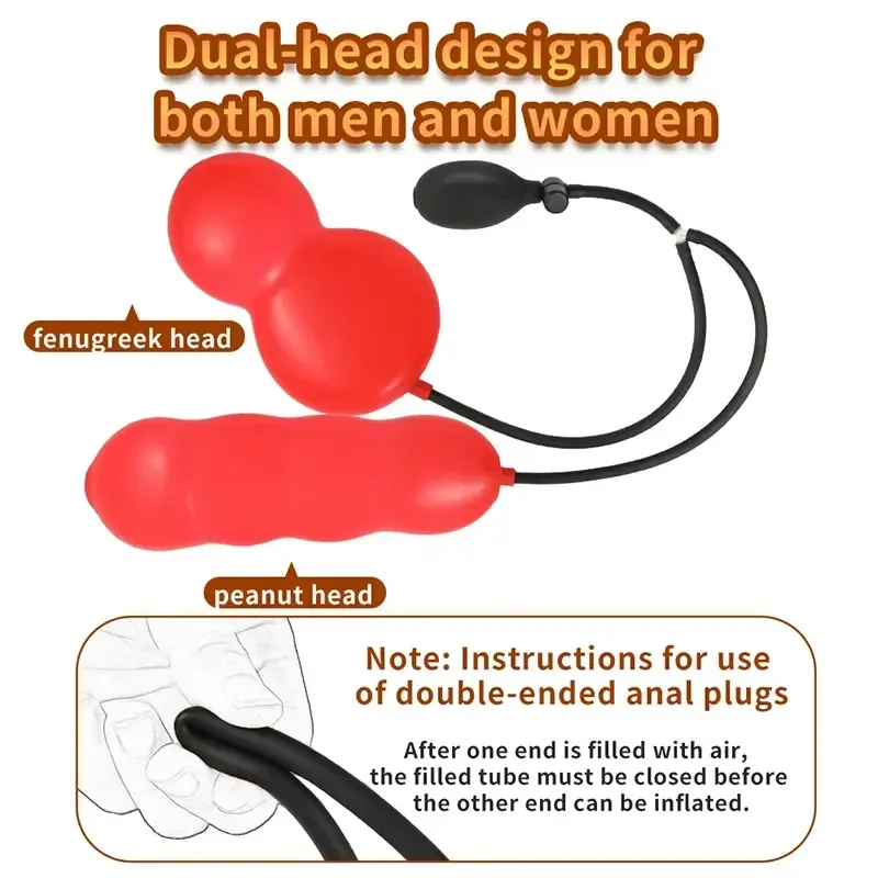 gradual expansion silicone anal plug