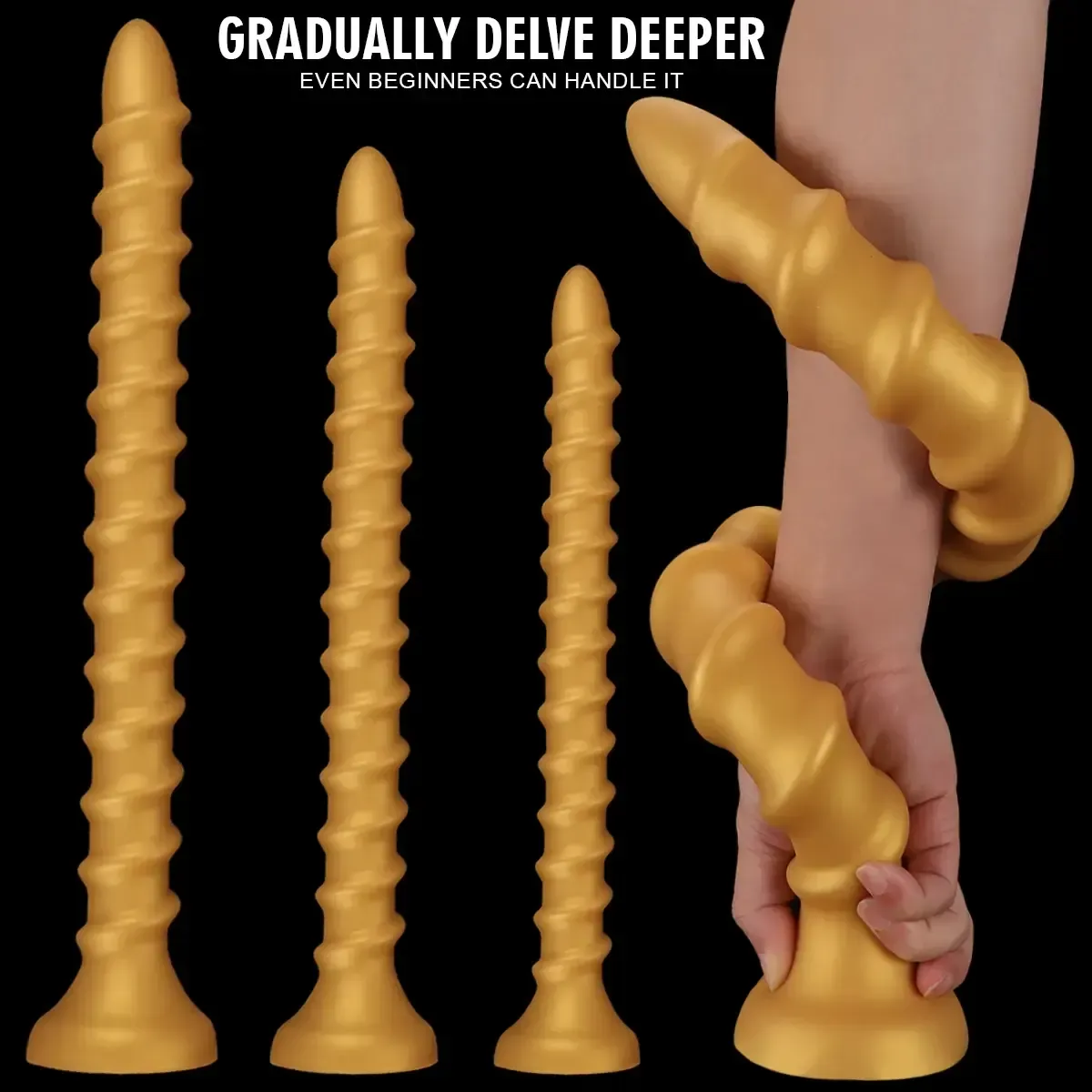 gradual insertion anal training toy