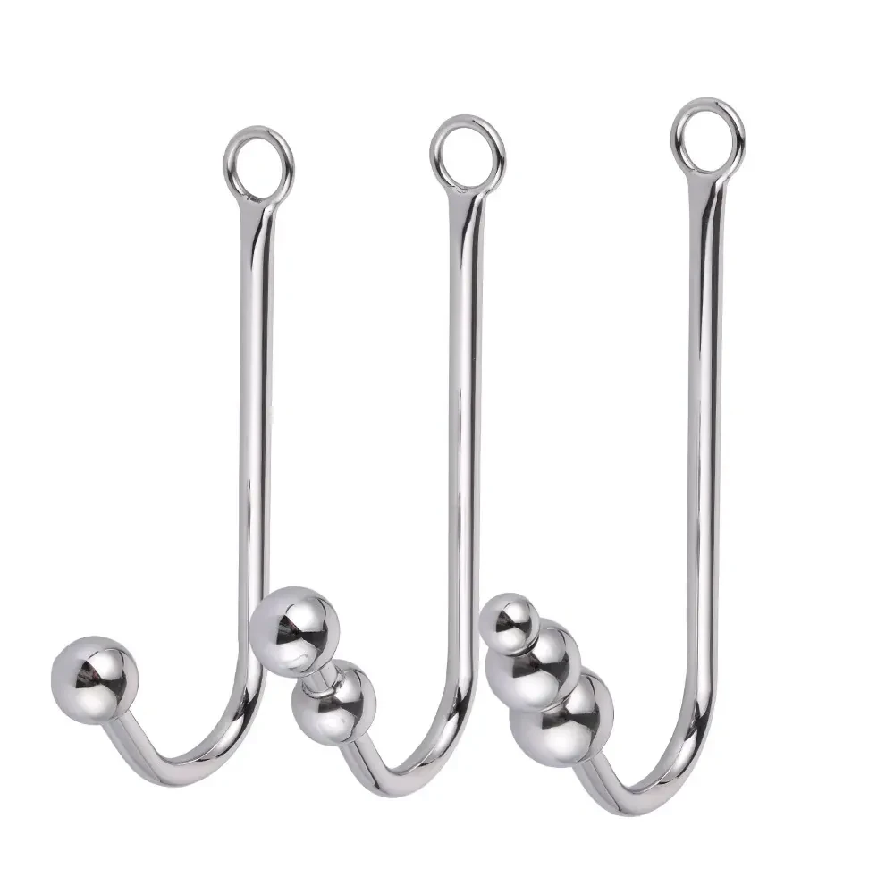 graduated beads stainless butt plug