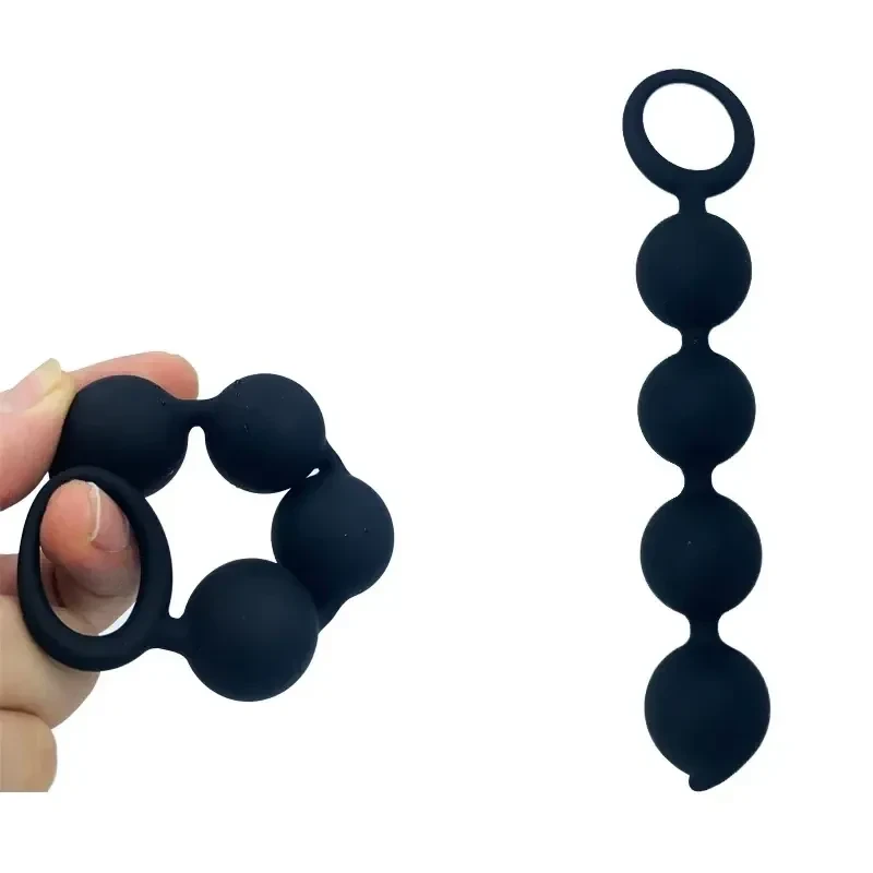 graduated size anal beads toy