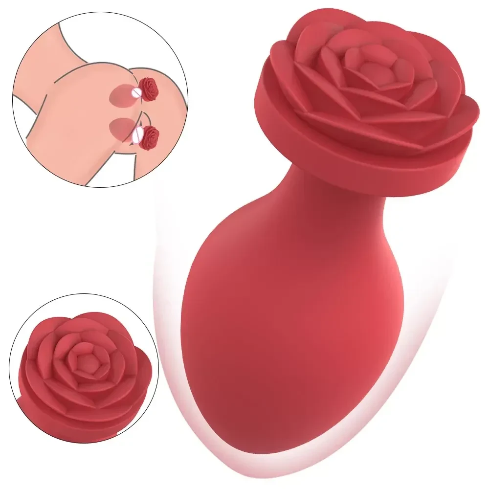 graduated size silicone anal training set