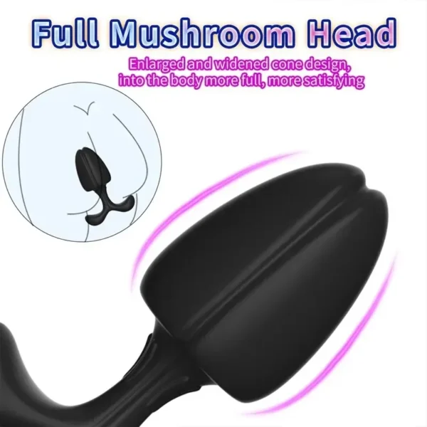 graduated size silicone butt plug