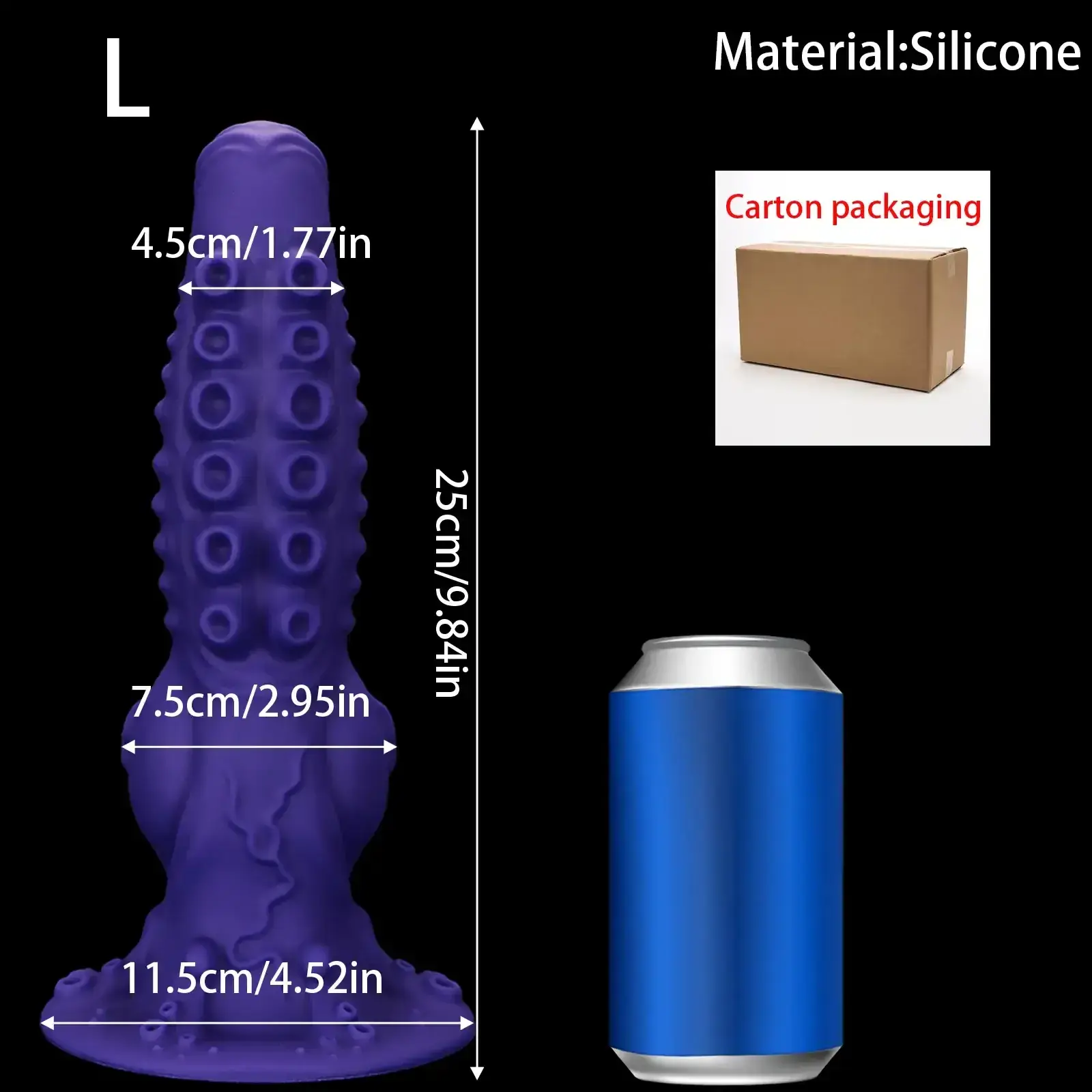 graduated size silicone butt plug 2