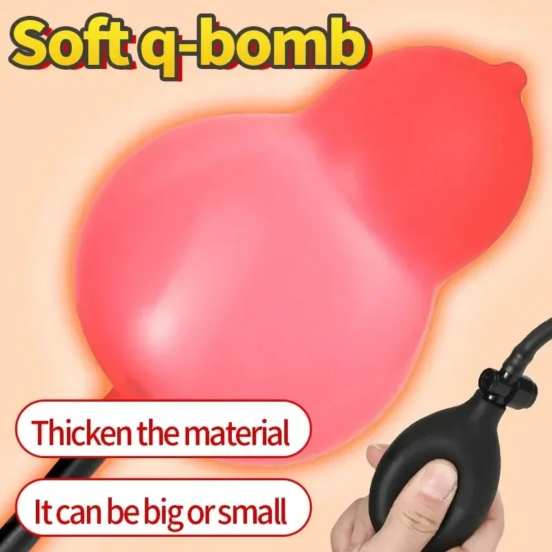 hand pump expandable anal plug body