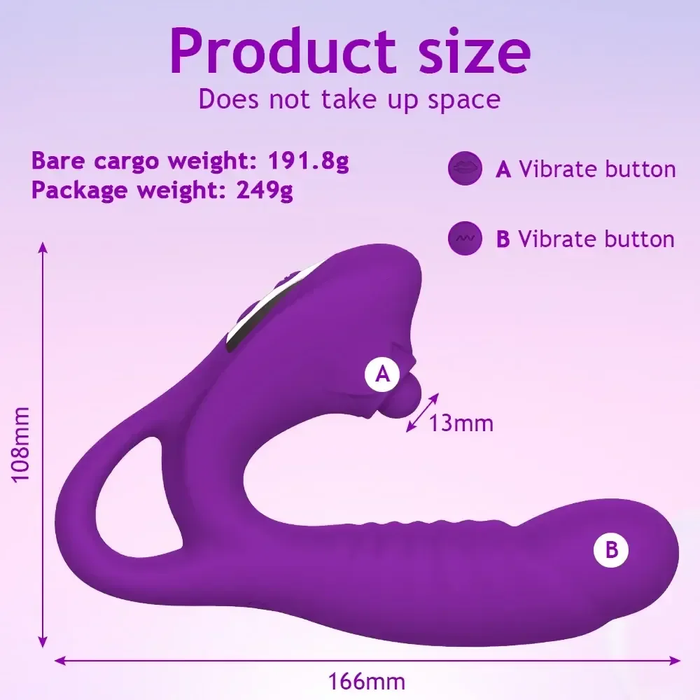 hands free g spot clitoral vibrator