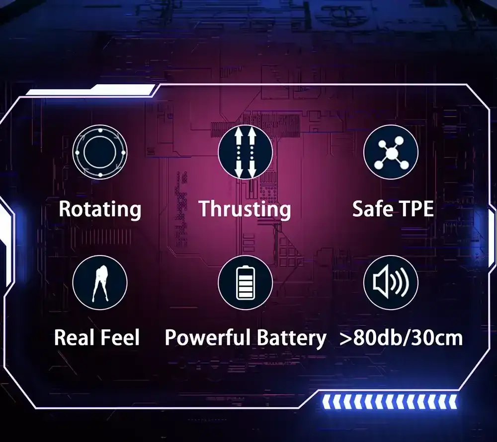 hands free vibrating masturbator cup
