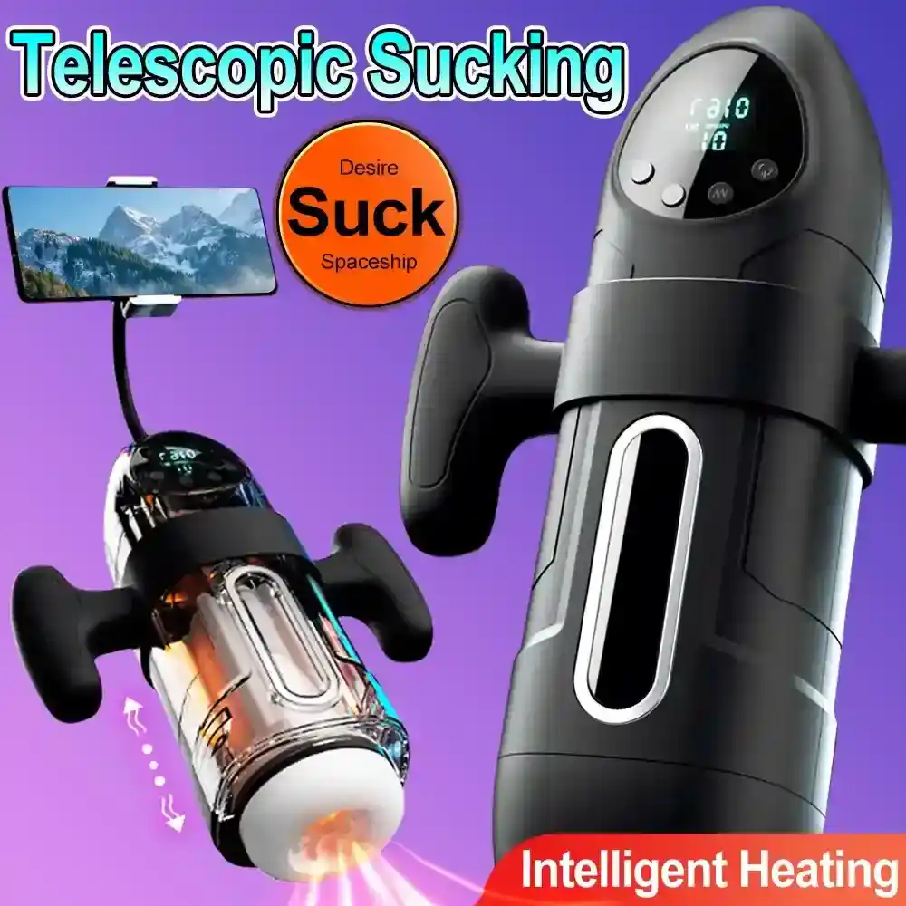 heating sucking male pleasure toy