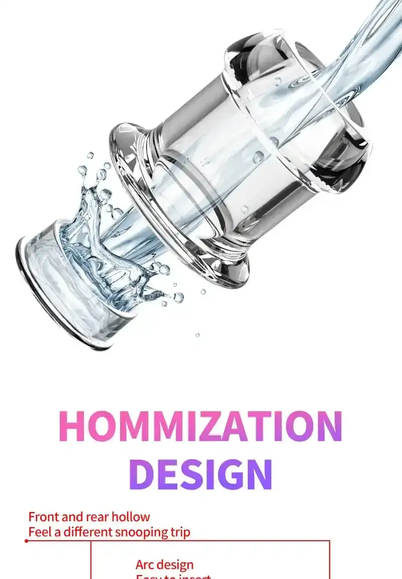 hollow anal plug four size options