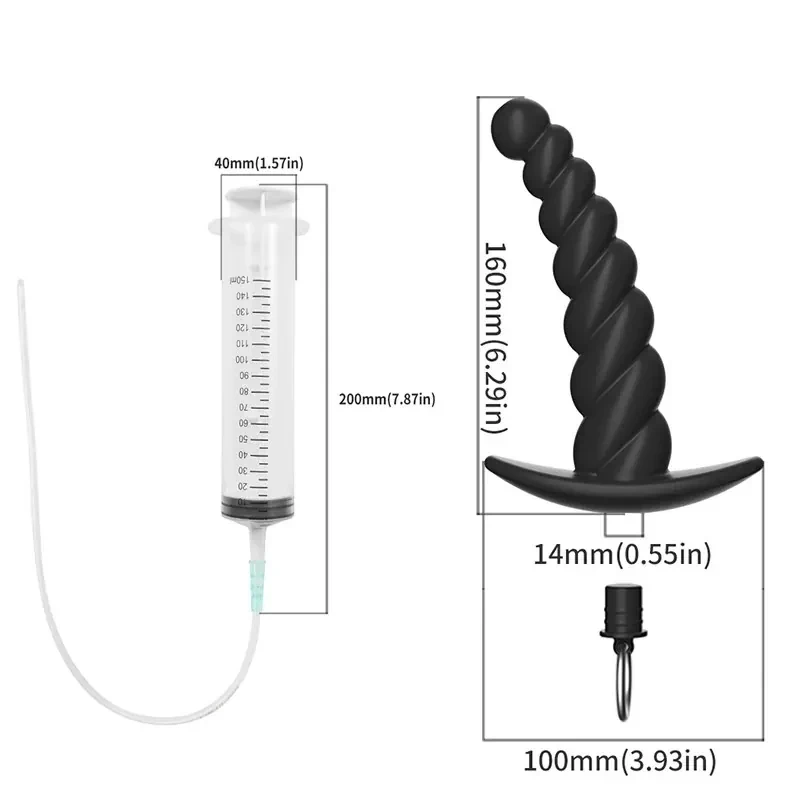hollow design anal hygiene plug