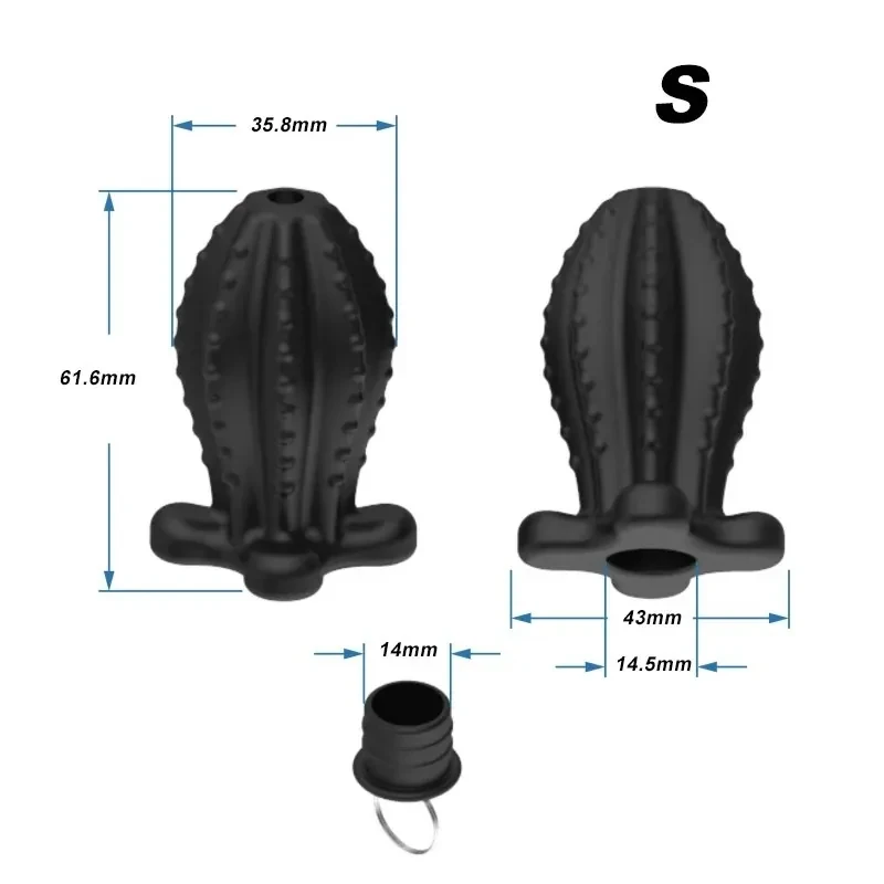 hollow dilation anal plug xl