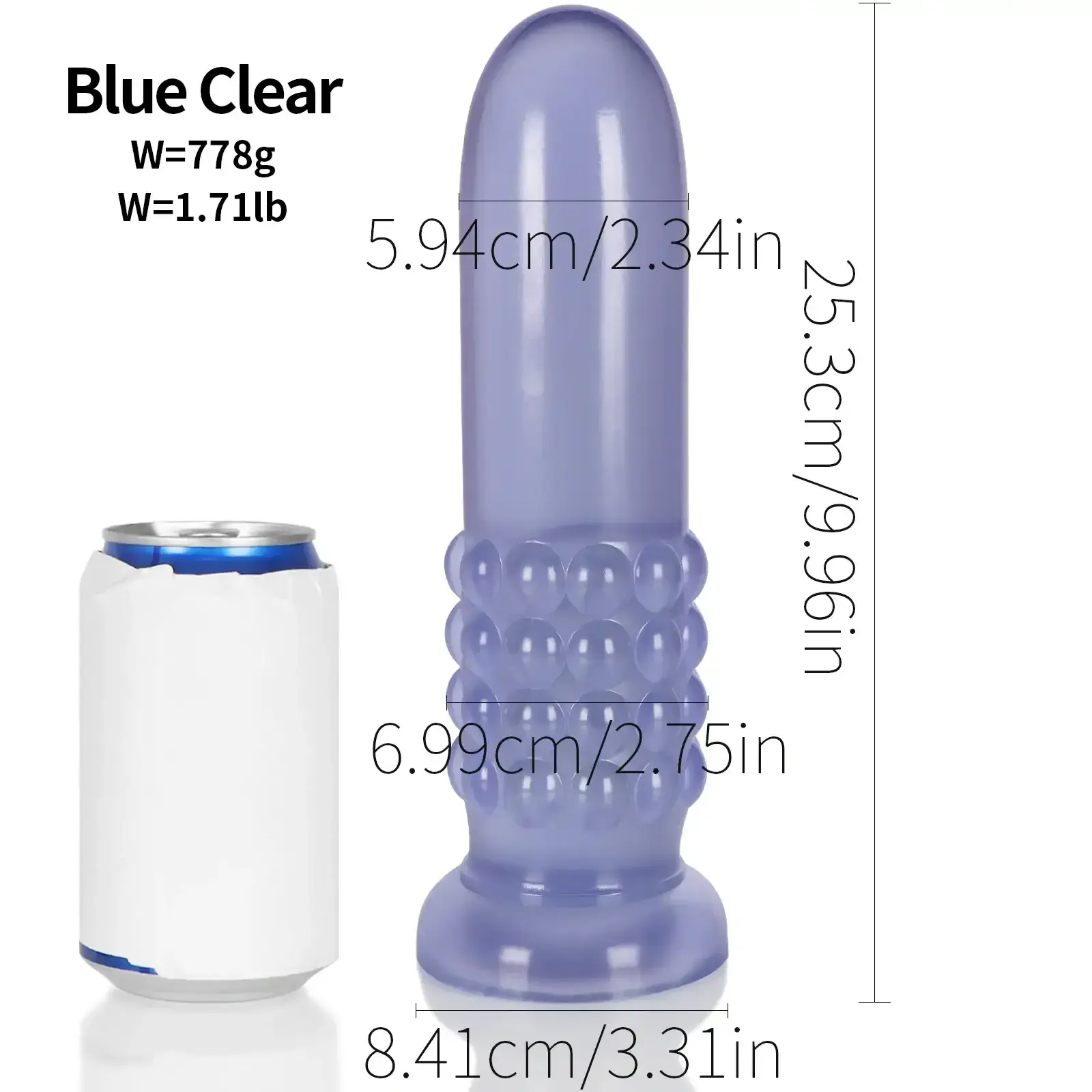huge black plastic anal plug