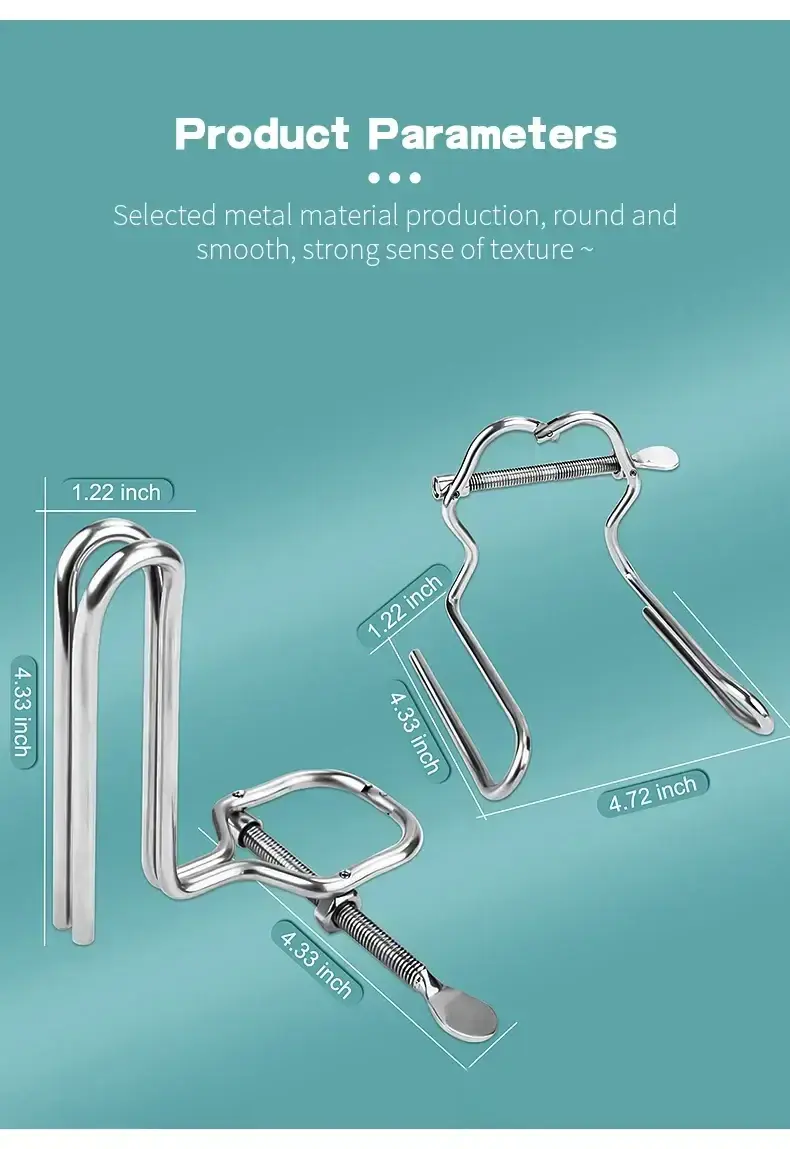 hygienic metal anal plug adjustable