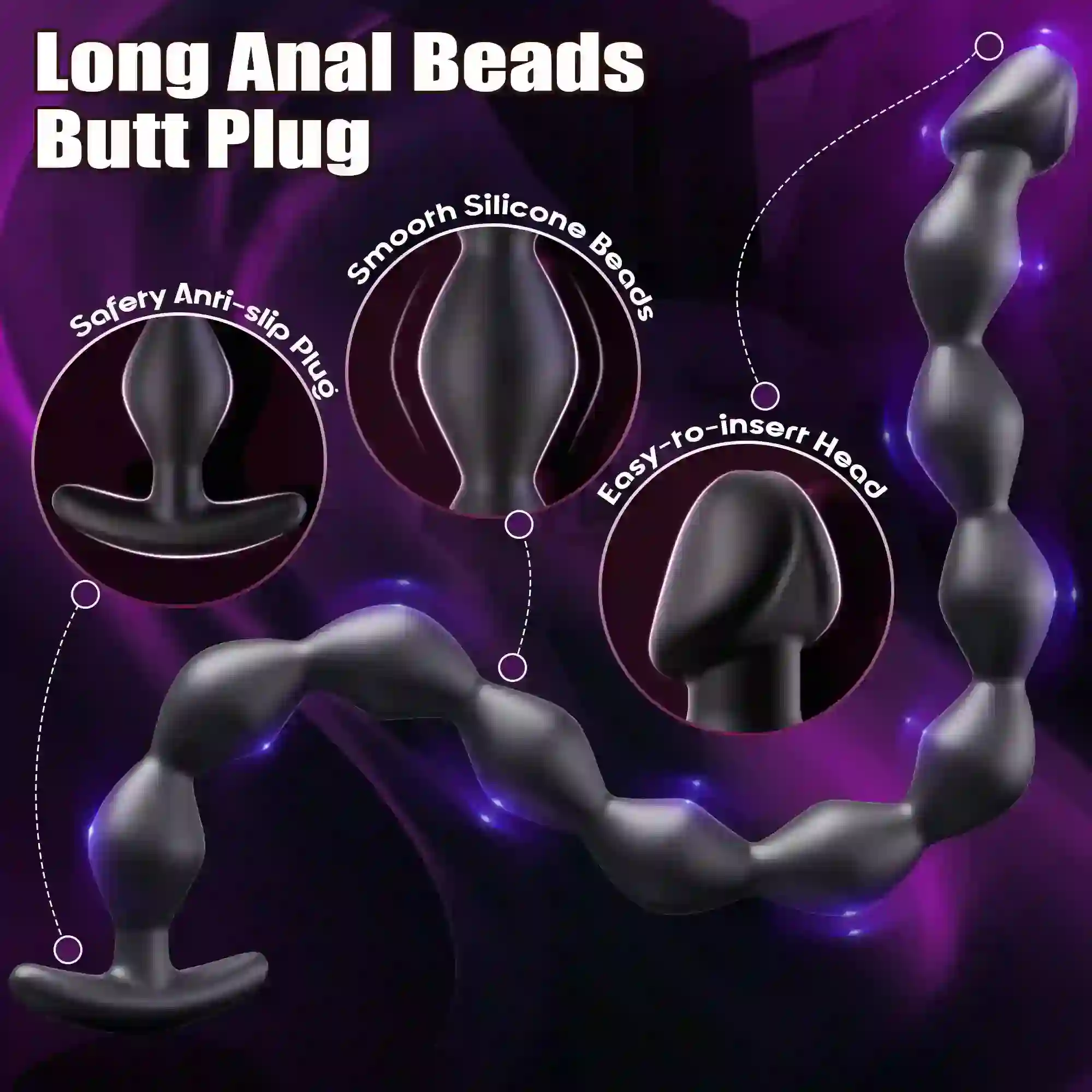 hypoallergenic anal beads for men