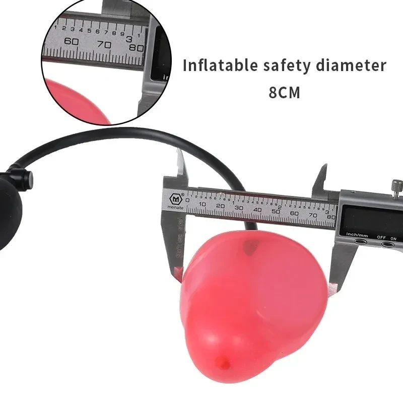 inflatable anal dilator for anal stretching