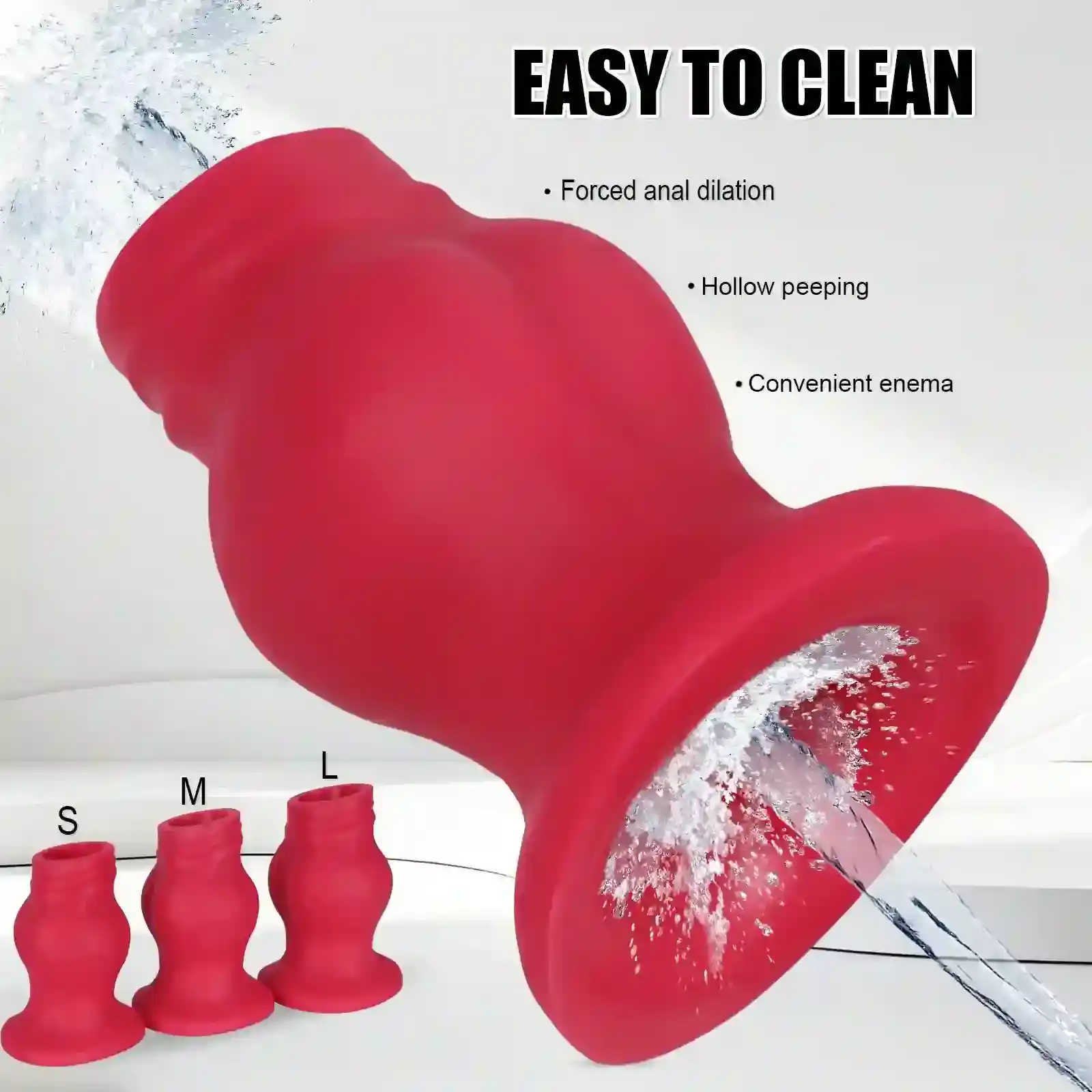 inflatable anal plug suction cup