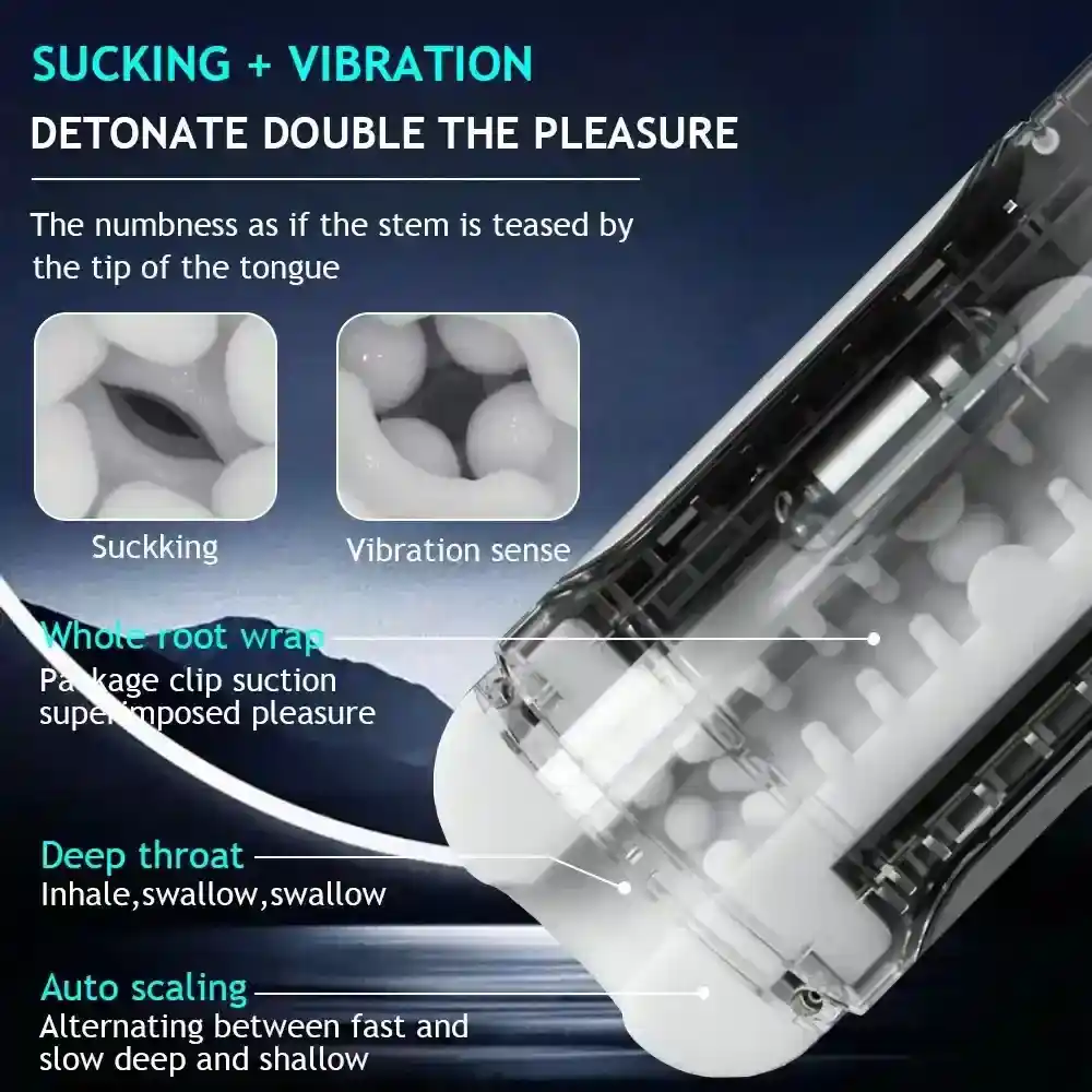 interactive voice vibrating male stroker