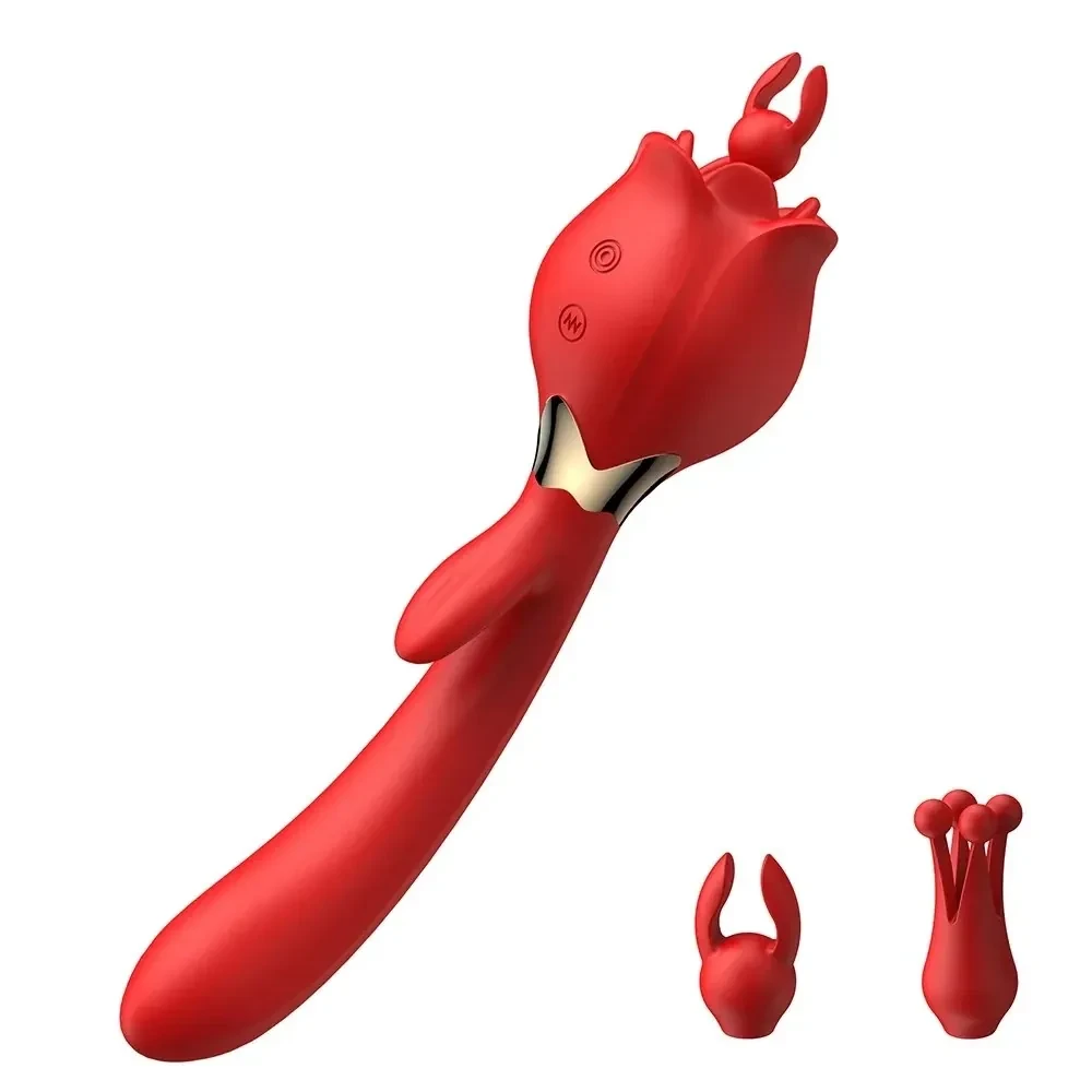internal external stimulation rose toy