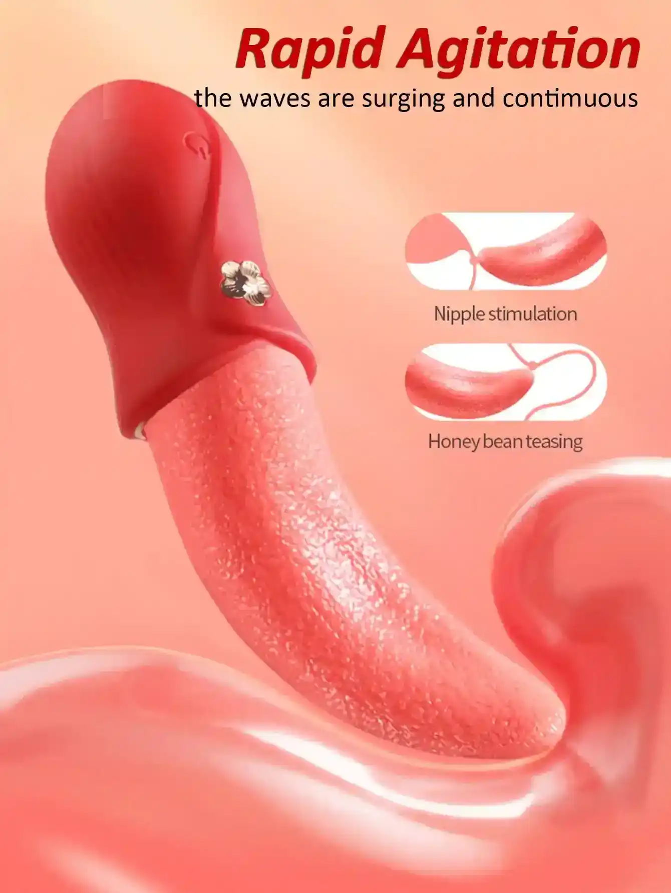 ipx6 waterproof silicone clitoral stimulator