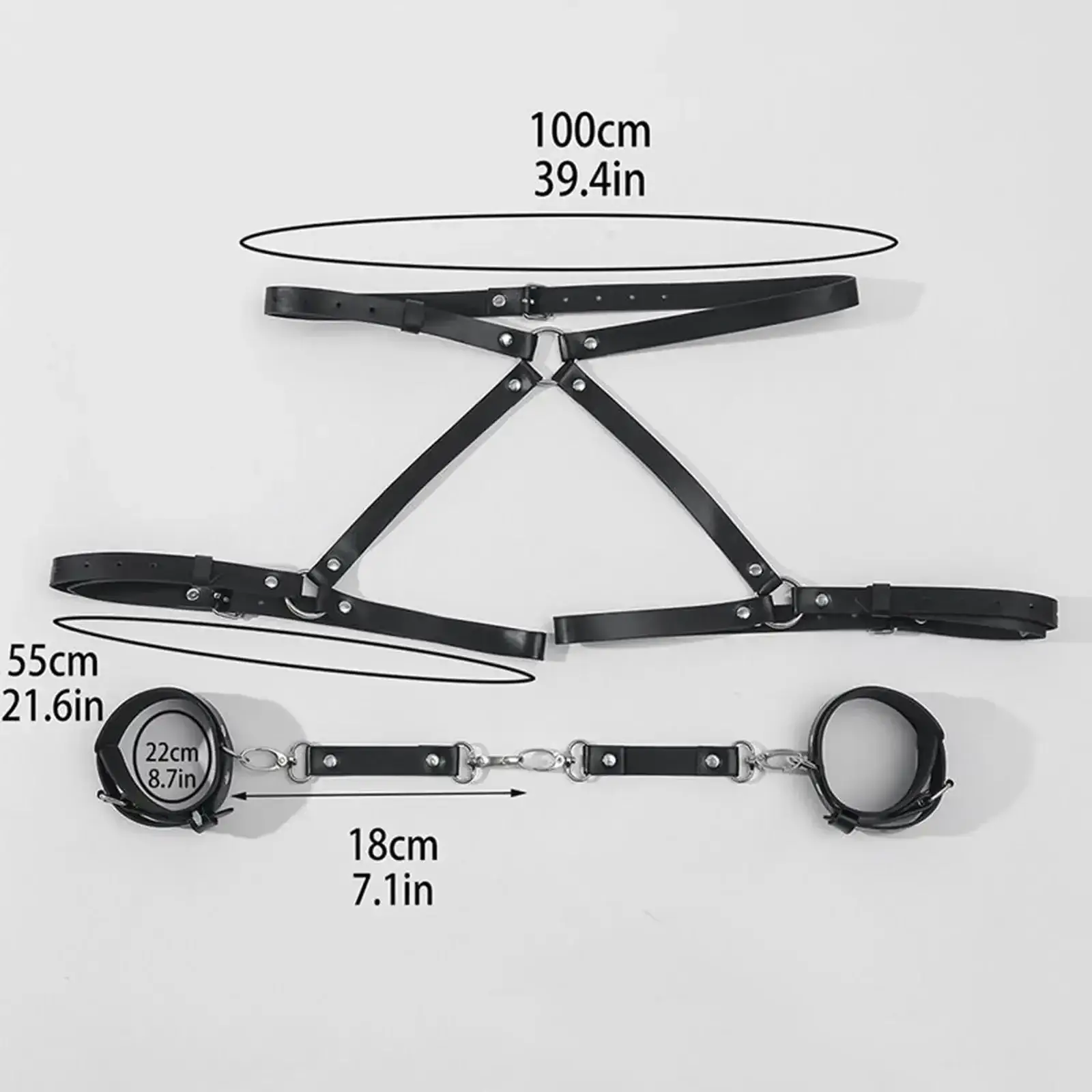 isensualflow net black leather bdsm harness adjustable