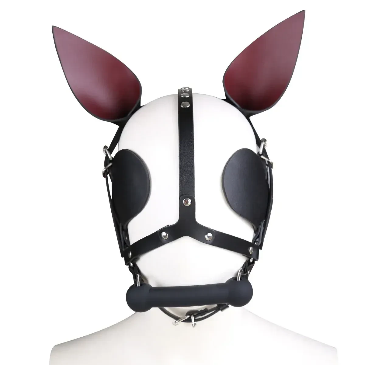 isensualflow net black leather hood for bdsm