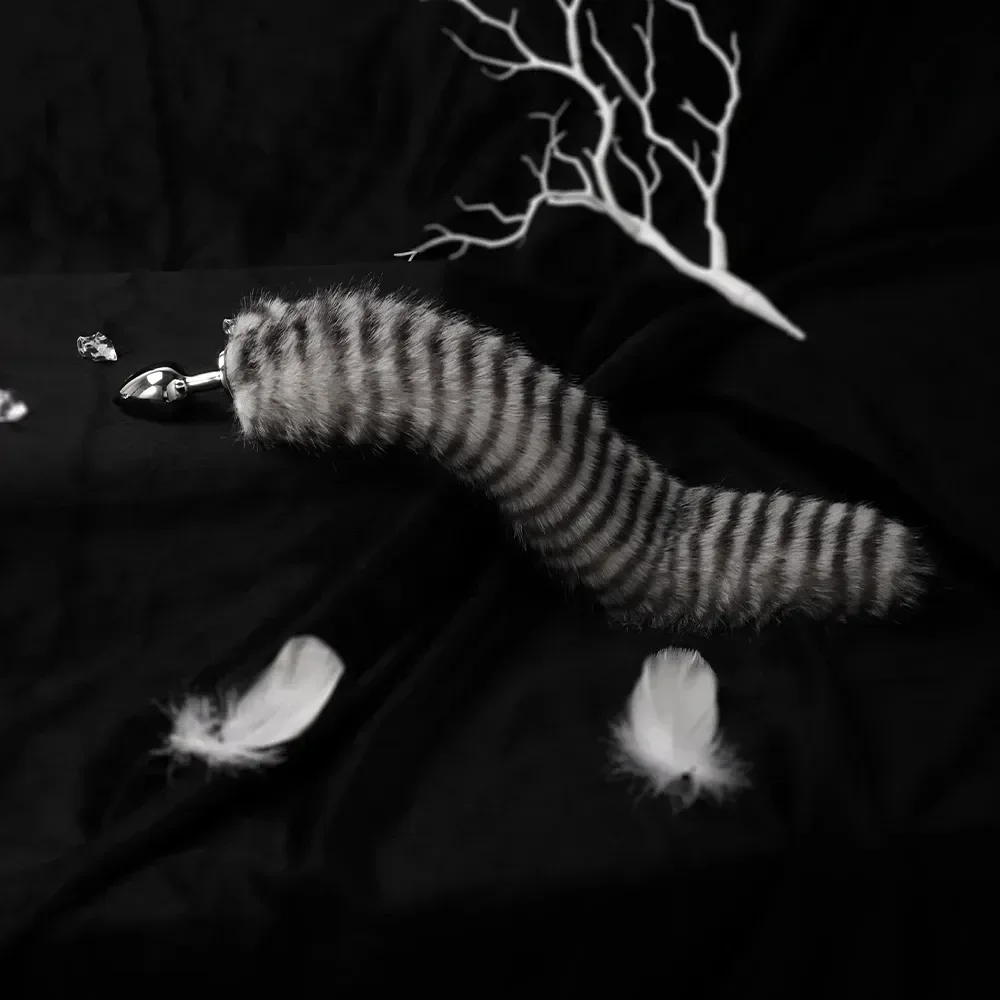 isensualflow net black plush tail anal plug