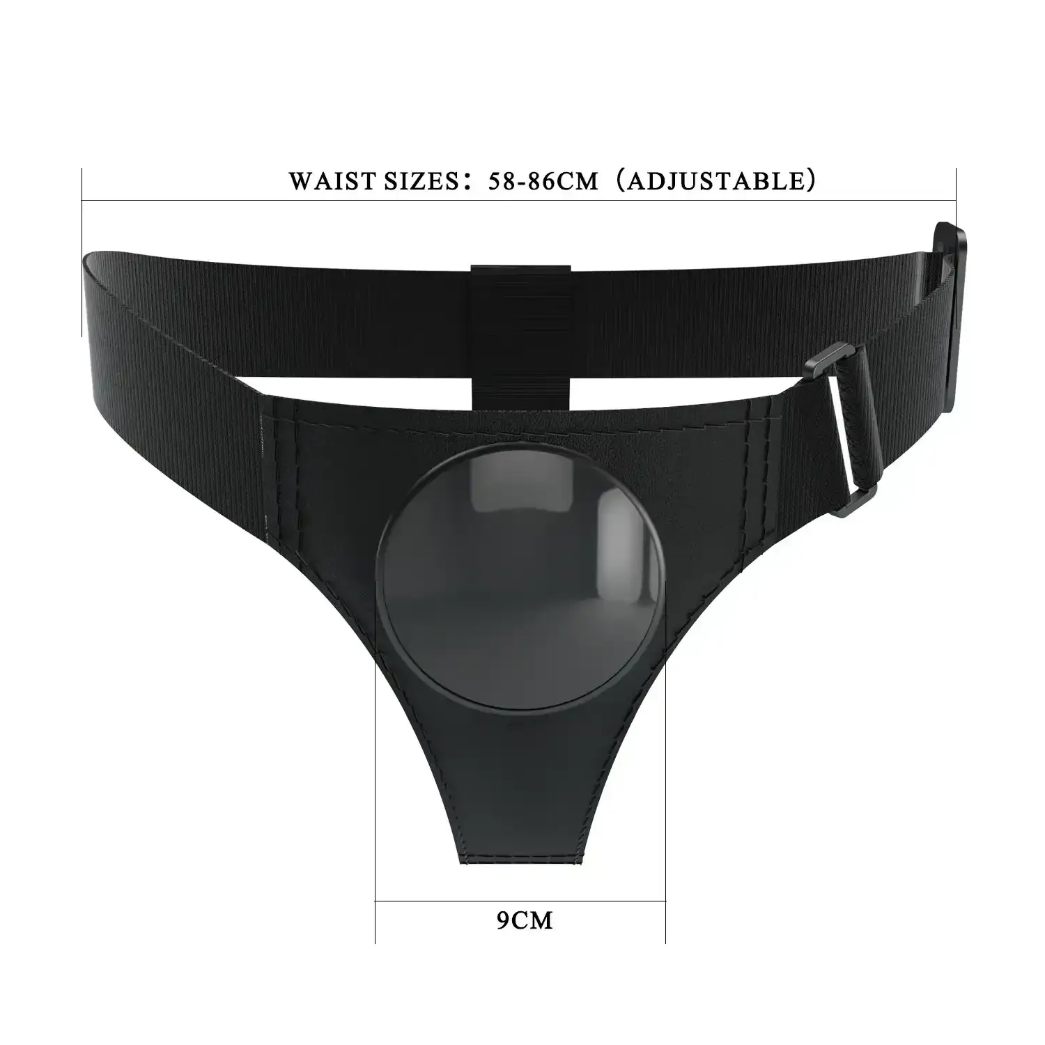 isensualflow net black pu leather dildo harness