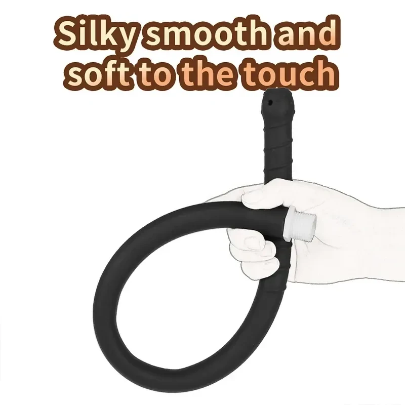 isensualflow net black silicone anal douche plug