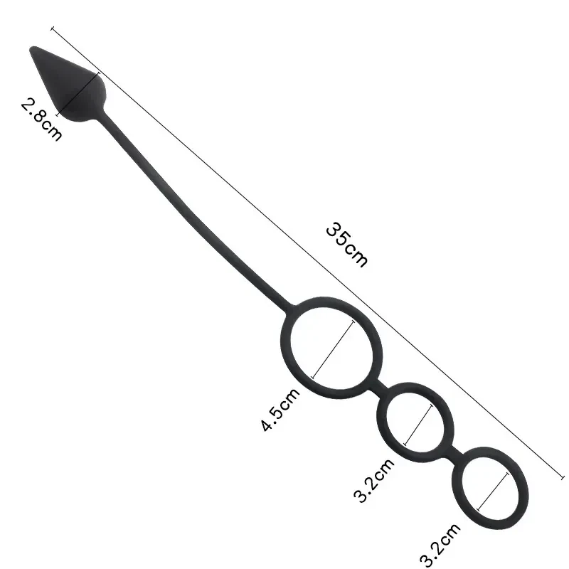 isensualflow net black silicone cock ring butt plug