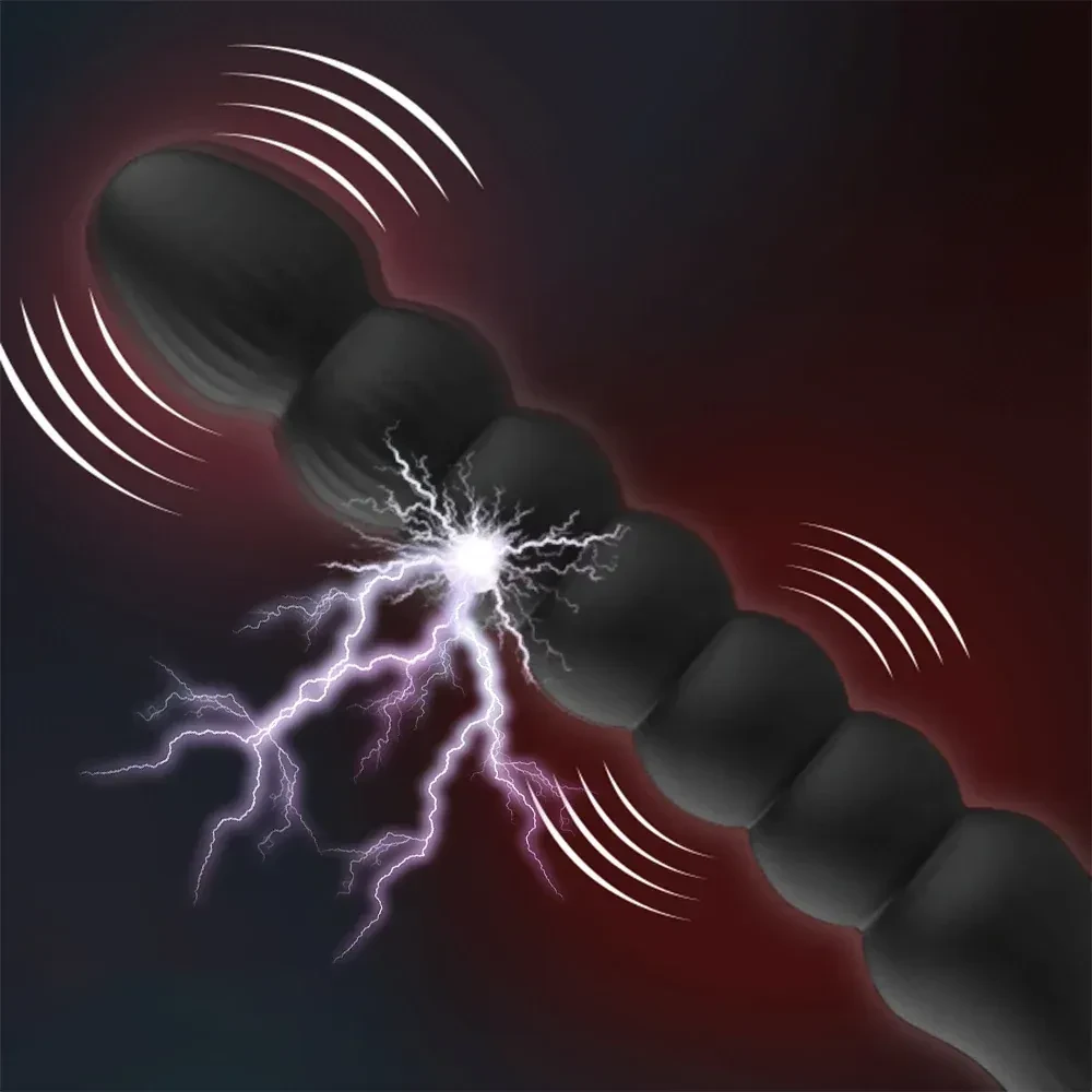 isensualflow net black silicone electric shock butt plug