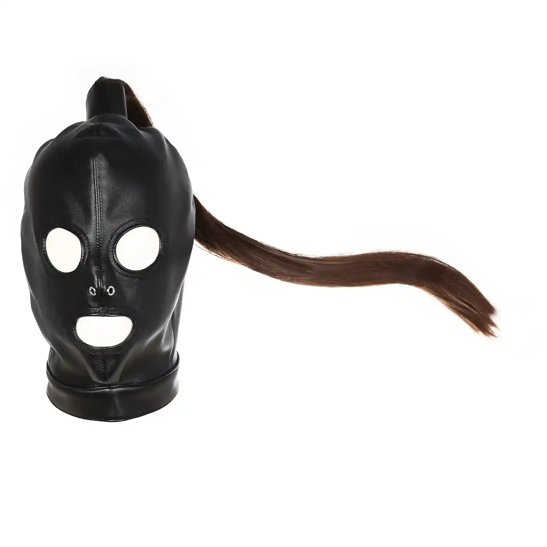 isensualflow net black synthetic leather bdsm blindfold