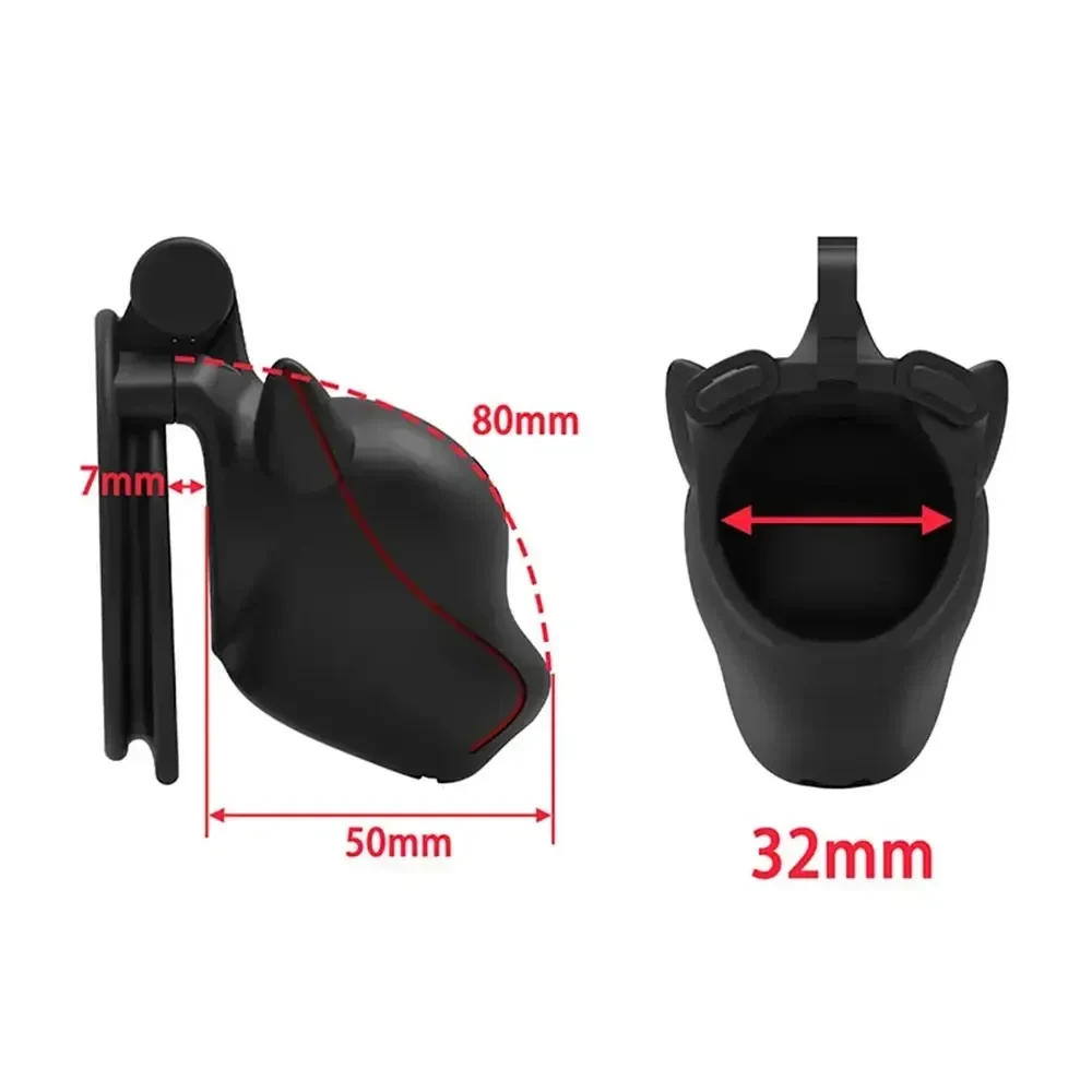 isensualflow net dog head plastic chastity cage