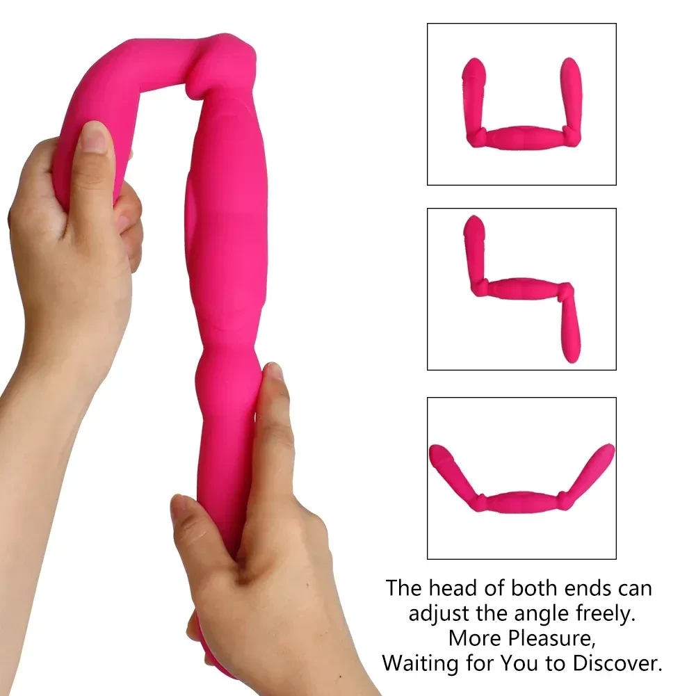 isensualflow net double dildo flexible silicone vibrator