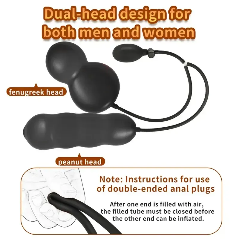 isensualflow net dual head inflatable anal dilator