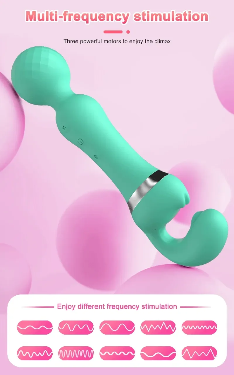 isensualflow net dual stimulation silicone wand massager