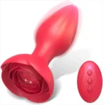 isensualflow net flexible silicone rose vibrator for men